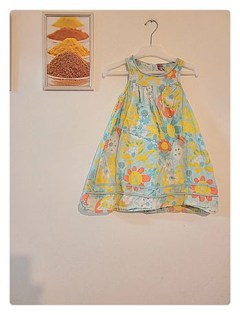 Robe coloré motifs fleurs "Orchestra" taille 6 ans