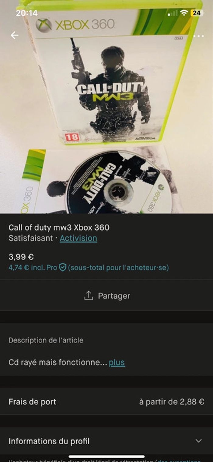 Lot Call of - photo numéro 2