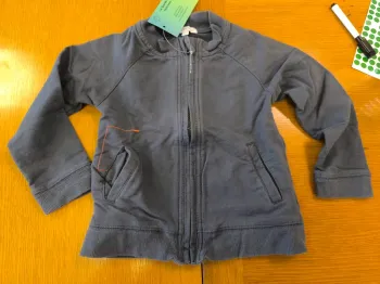 308686 veste zippée grise garçon 3 ans in extenso