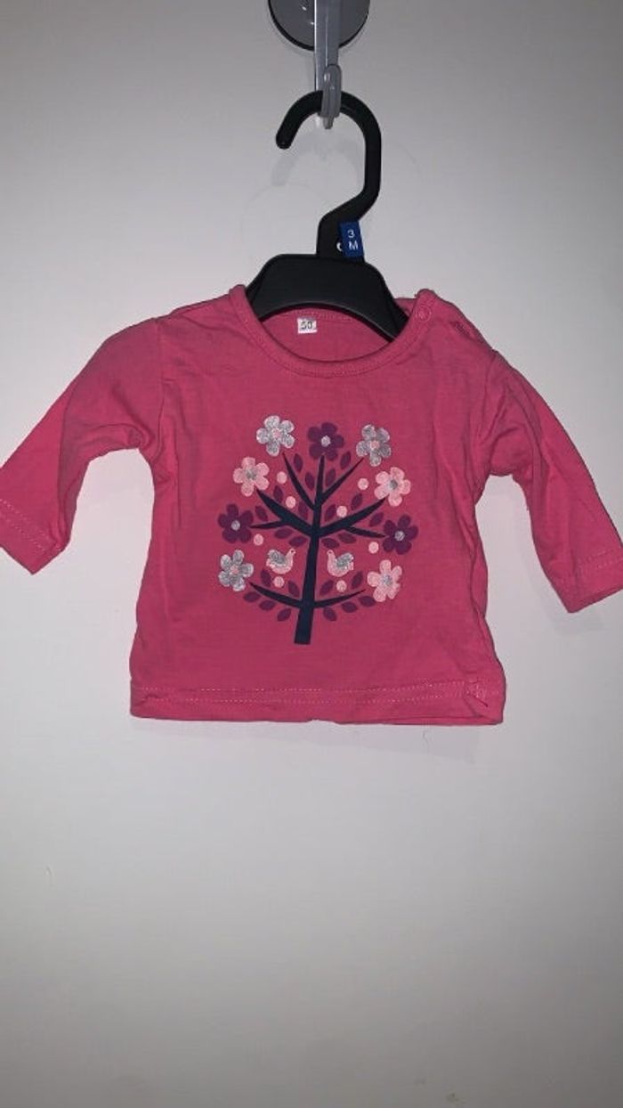 TEE shirt fille taille 50 cm