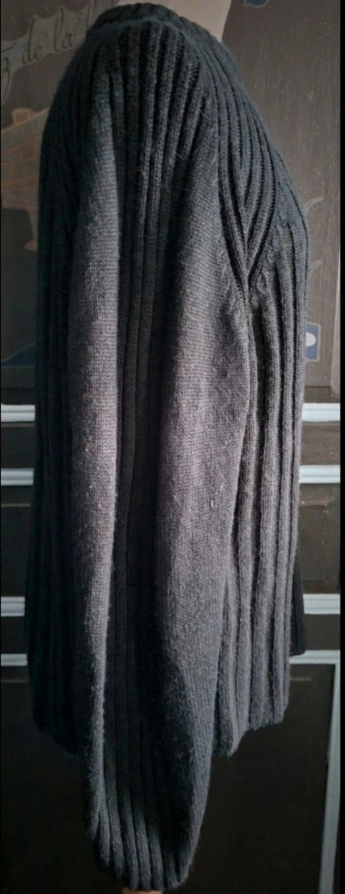 Pull noir avec zip au col taille XL - photo numéro 4