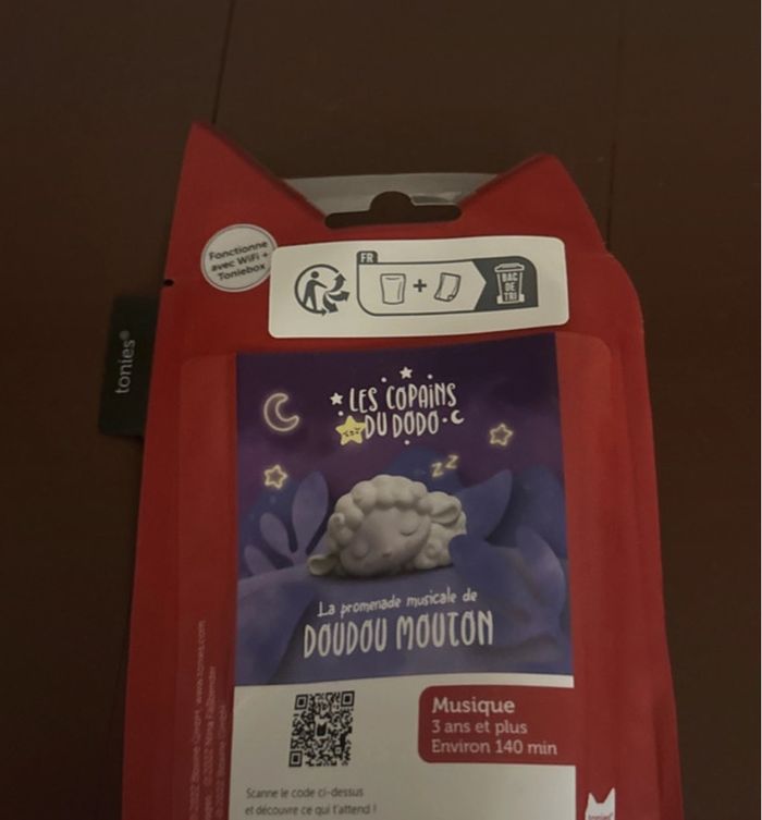 Copain du dodo tonies doudou mouton - photo numéro 2