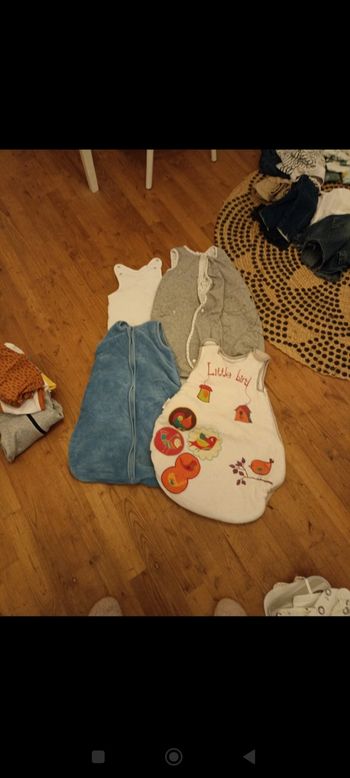 Lot de 4 gigoteuses 0-5 mois