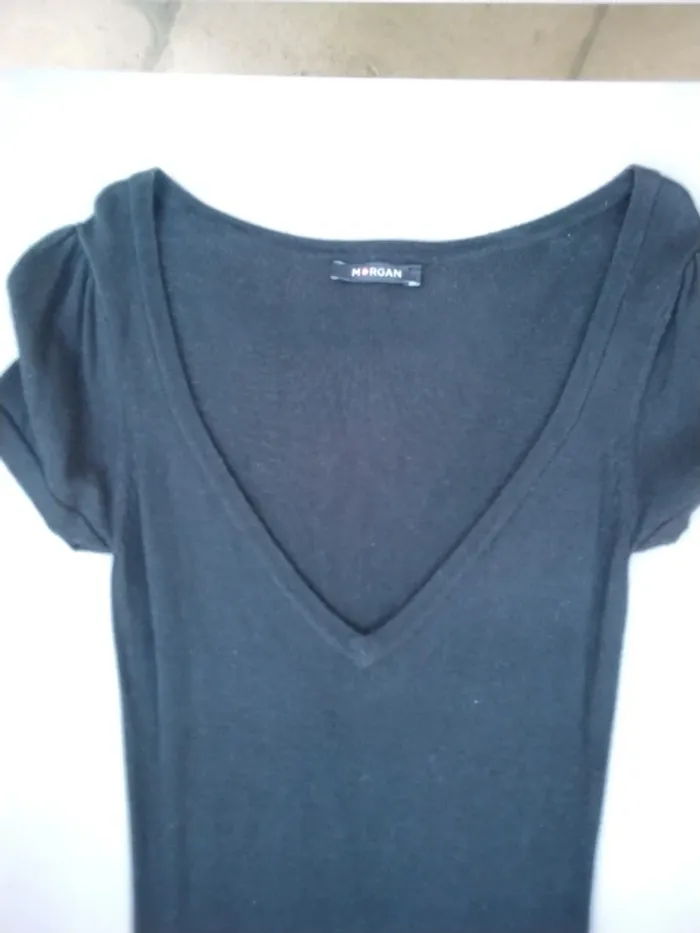 Robe noir en laine taille S - photo numéro 2