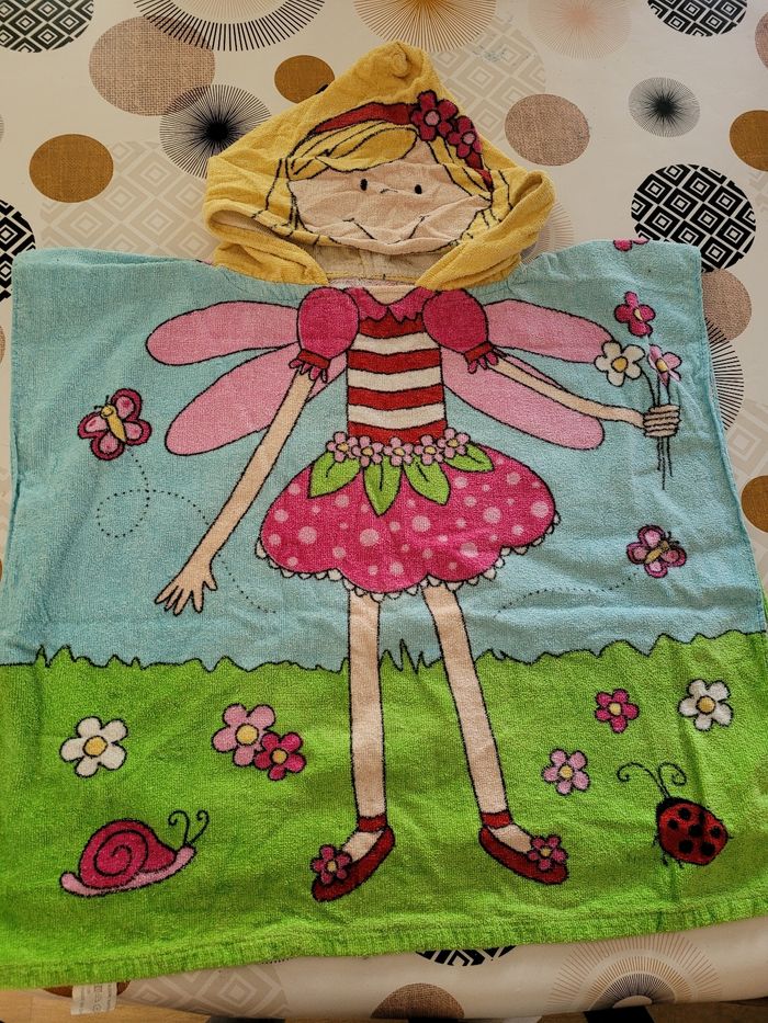 Poncho serviette fille