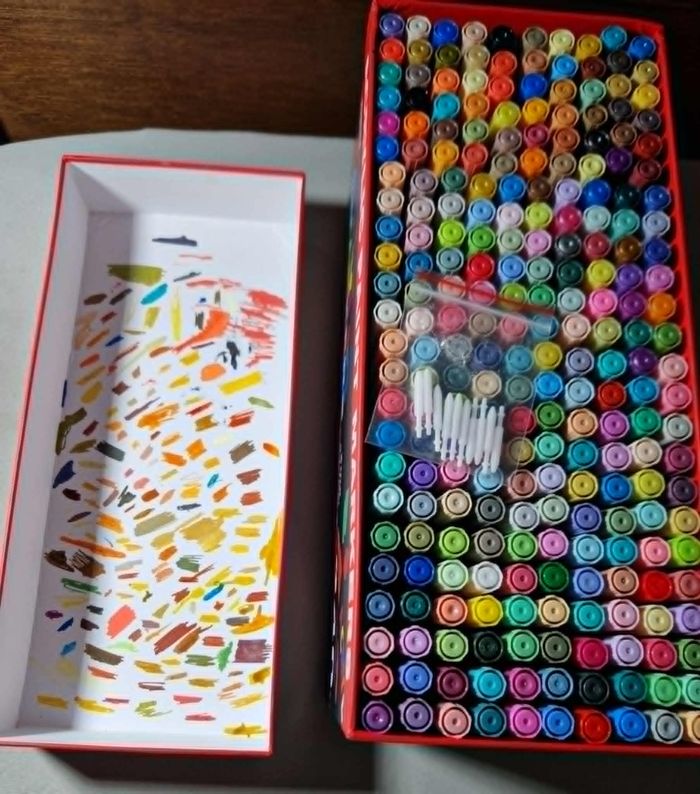 boite de 240 feutres acrylique zibeef - photo numéro 2