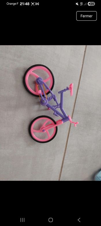 Vélo barbie 