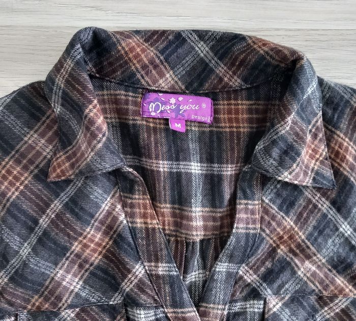 Robe femme motifs à carreaux Miss You taille M - photo numéro 2