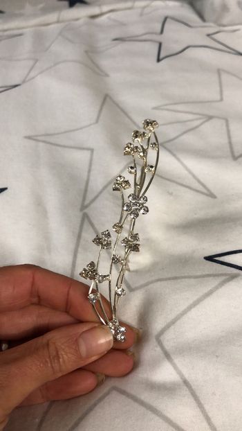 Pince à cheveux strassée