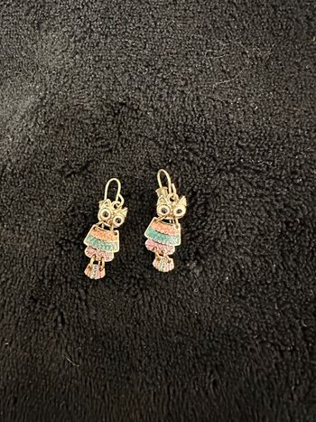 Boucle d’oreille hiboux / chouette
