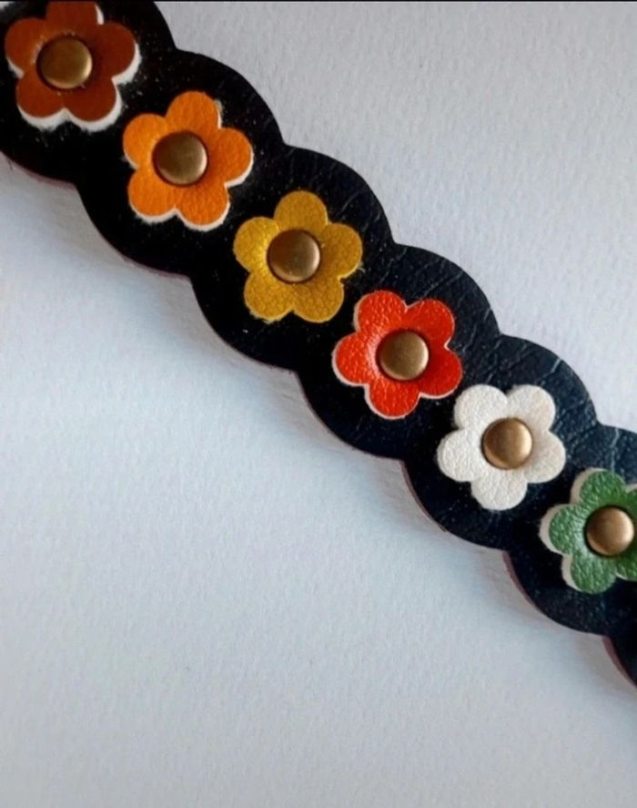 Bracelet en cuir 🌼 - photo numéro 2