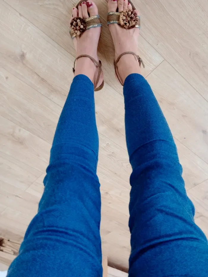 Pantalon femme S stretch bleu  c87 - photo numéro 9