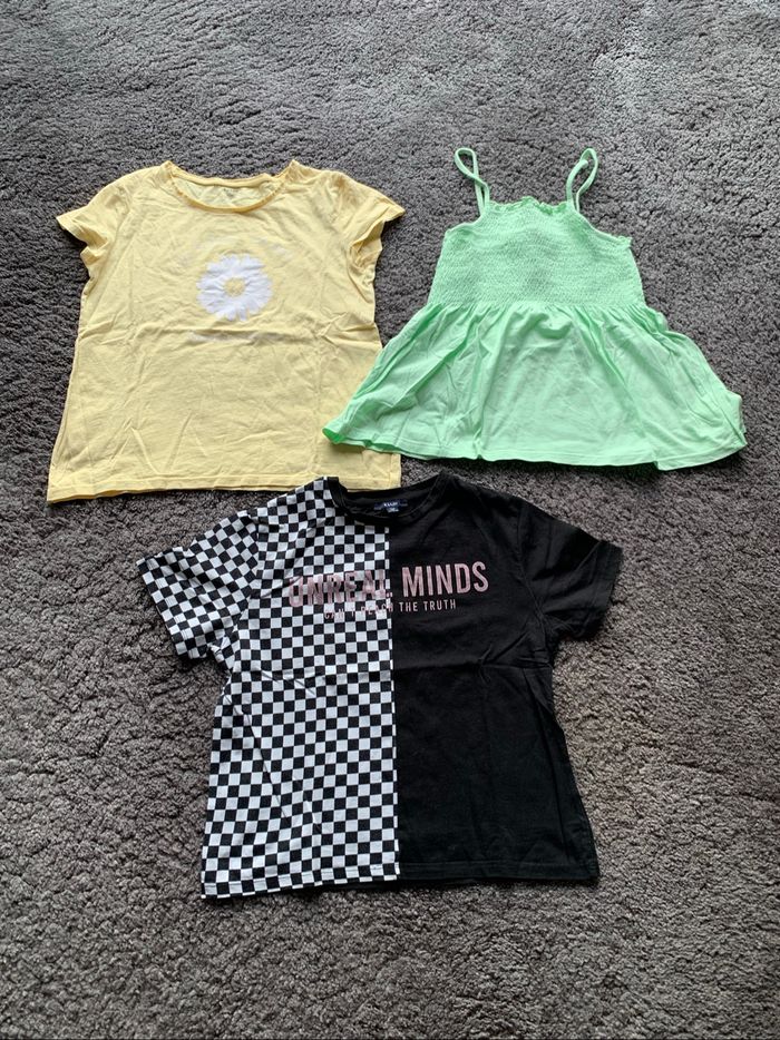 Lot de t-shirts fille