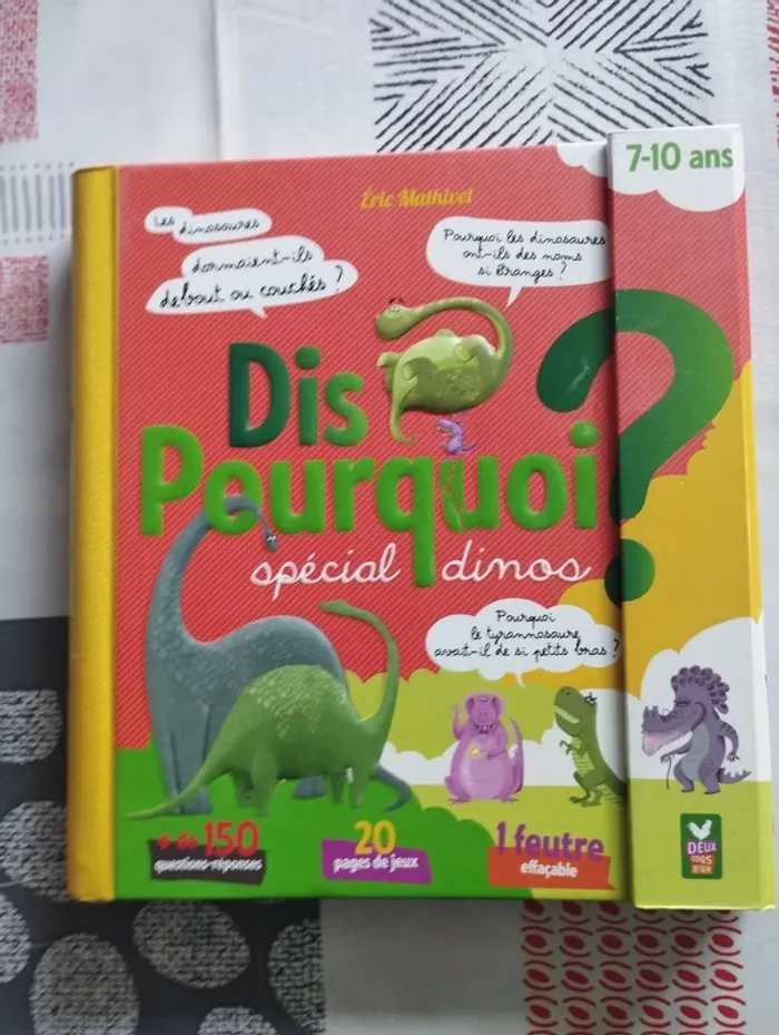 Livre Dis Pourquoi spécial dinos 7/10 ans Hachette