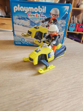 Playmobil 9285 Motoneige + boîte & notice – Très bon état