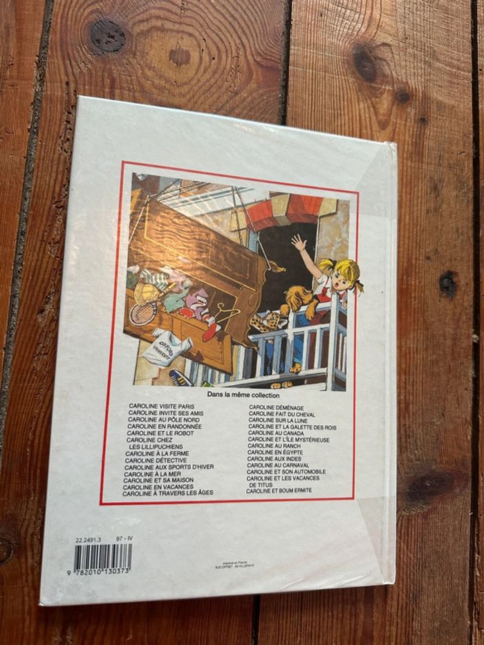 Livre Caroline déménage très bon état Pierre Probst déménagement bd album - photo numéro 3