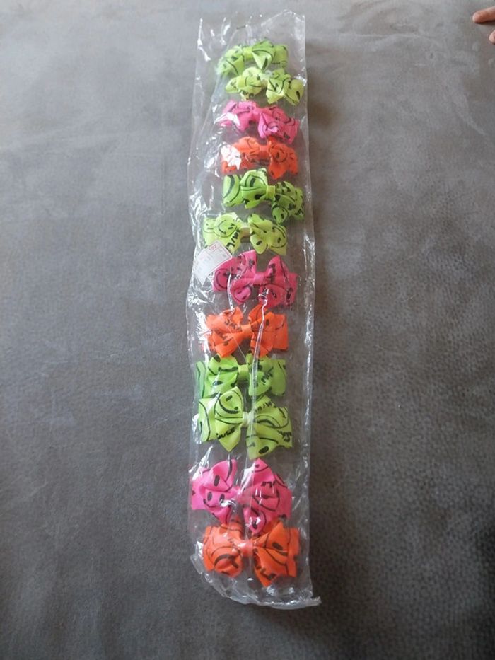 Lot de 12 barrettes filles Neuf multicolore - photo numéro 3