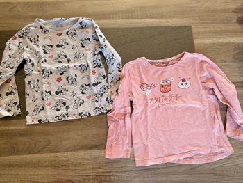 Lot de 2 t-shirts manches longues 