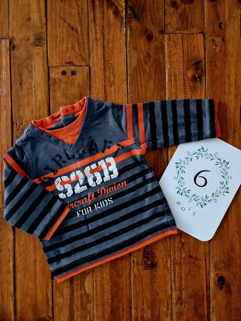 T-shirt manches longues 6 mois