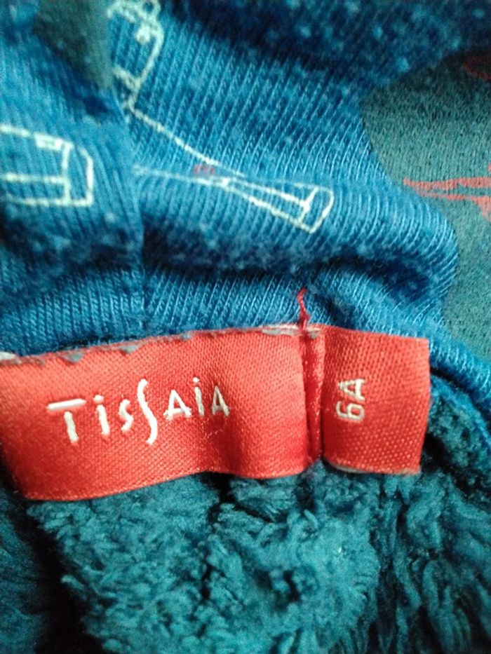 Robe de chambre polaire bleu marine Tissaia 6ans - photo numéro 2