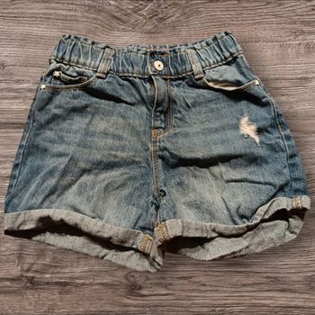Short en jeans