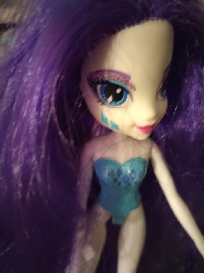 Poupée articulée de 23cm "Little poney Equestria Girls Rarity Hasbro" - photo numéro 3