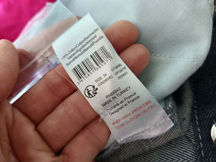 Combinaison jeans taille 34 - photo numéro 11