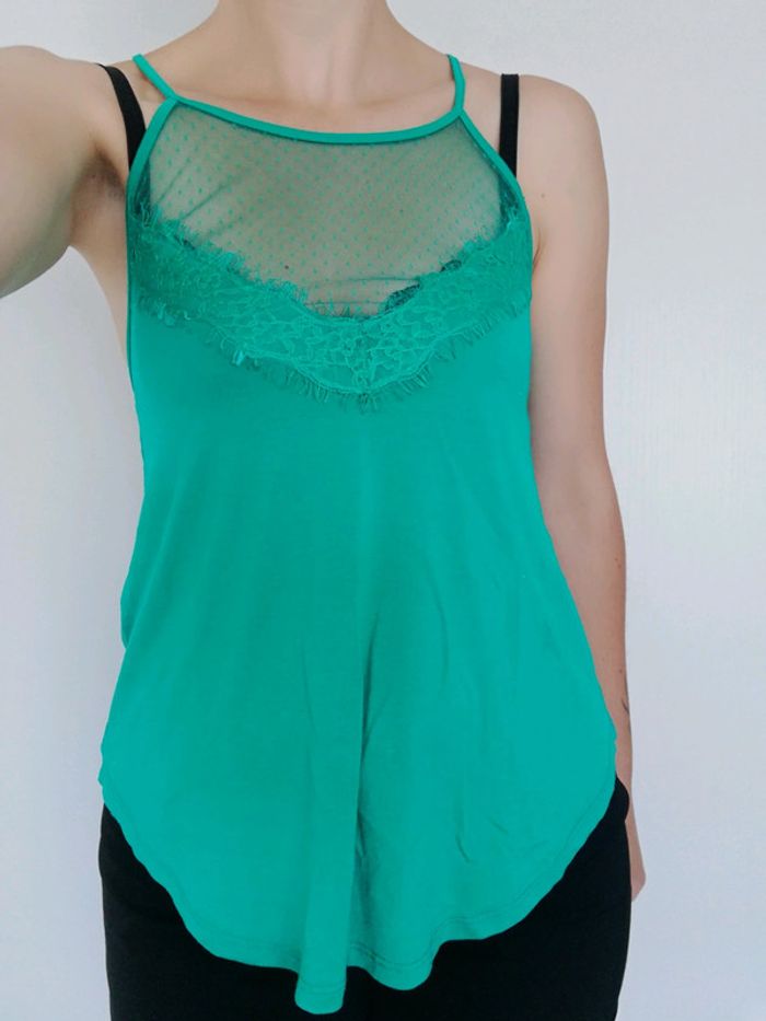 Haut Morgan vert foncé - photo numéro 2