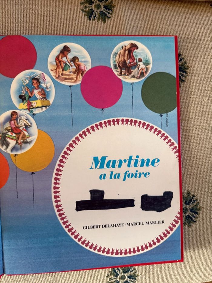 Livre ancien vintage Martine à la foire Gilbert Delahaye Collection Farandole Casterman - photo numéro 2