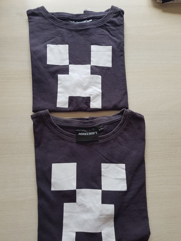 Tshirt Minecraft en 10 ans - photo numéro 5