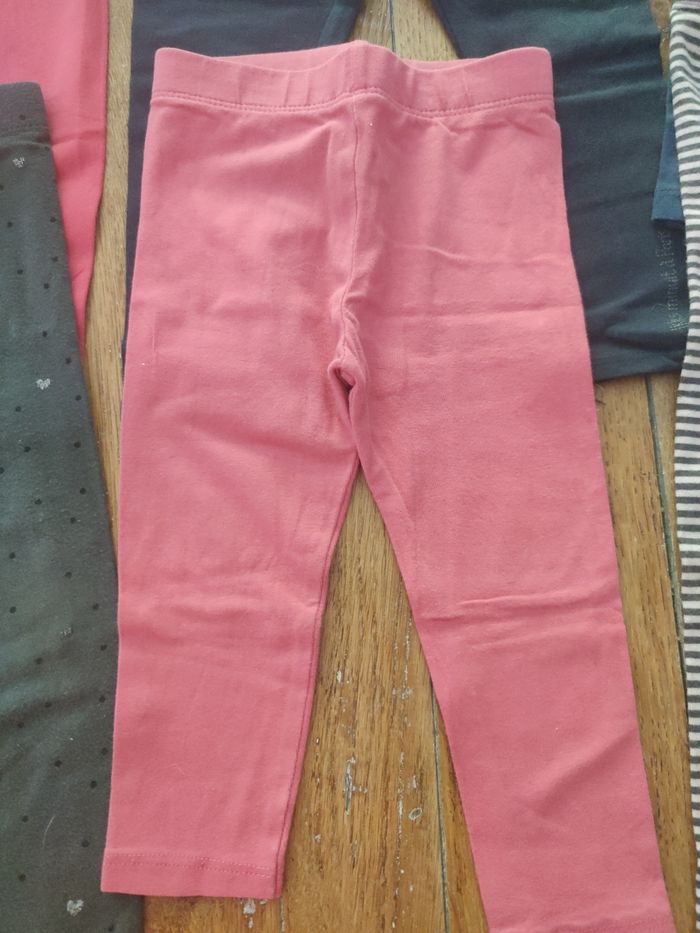 Lot 9 leggings 18 mois - photo numéro 6
