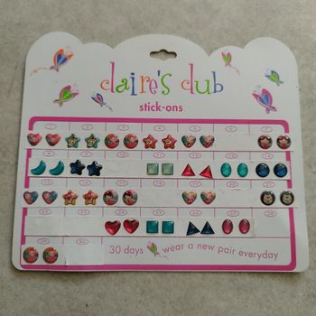 Lot de 22 paires de boucles d'oreilles enfant