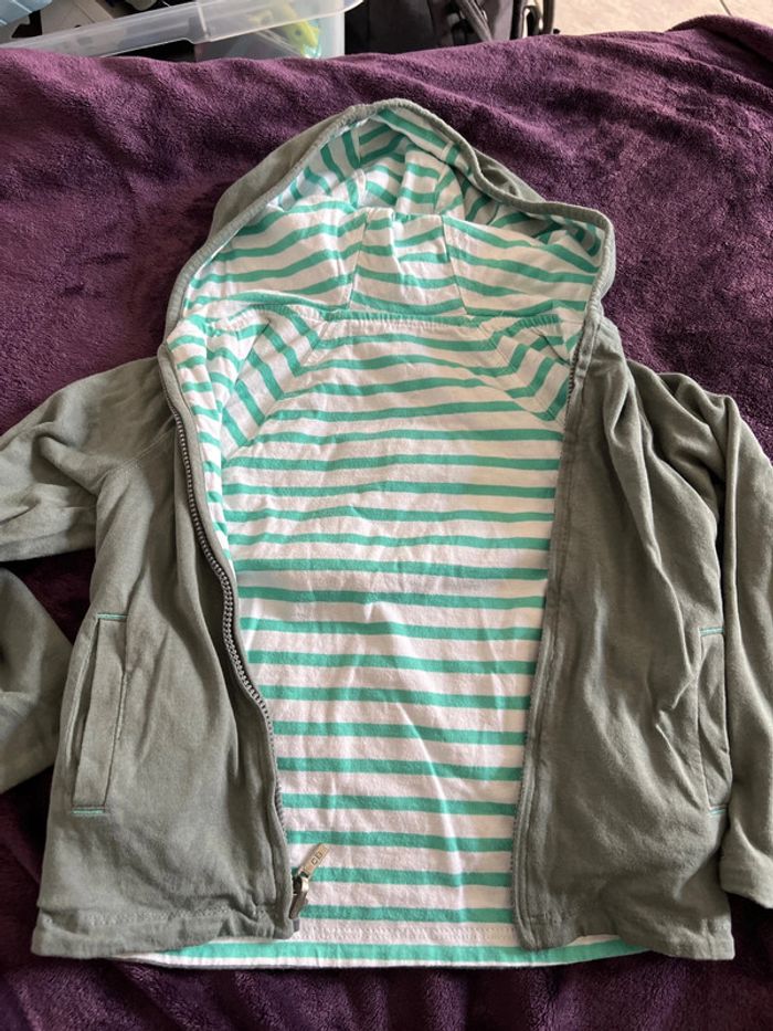 Gilet réversible avec poche