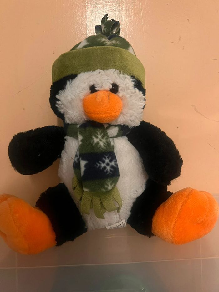 Peluche pingouin Noël