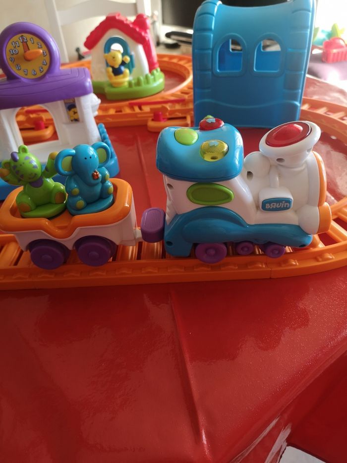 Jouet Circuit petit train Bruin Toys rus 12mois - photo numéro 5