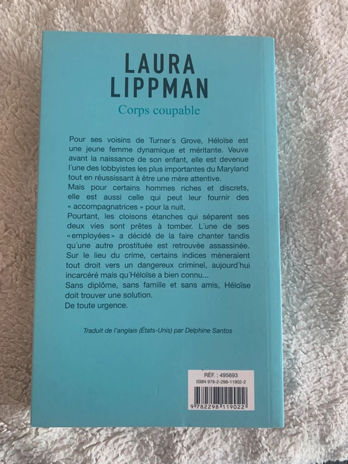 Livre corps Coupable Laura Lippman - photo numéro 2