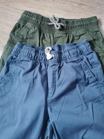 Lot de 2 pantalons en coton Kiabi 8 ans