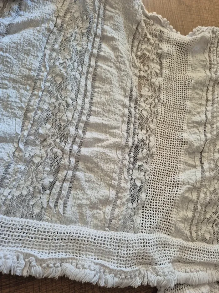 Gilet boléro en dentelle fille - photo numéro 6