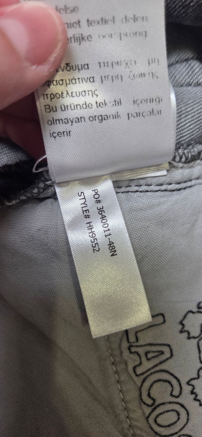 Jeans Lacoste Homme taille W33 L34 gris très bon état - photo numéro 7