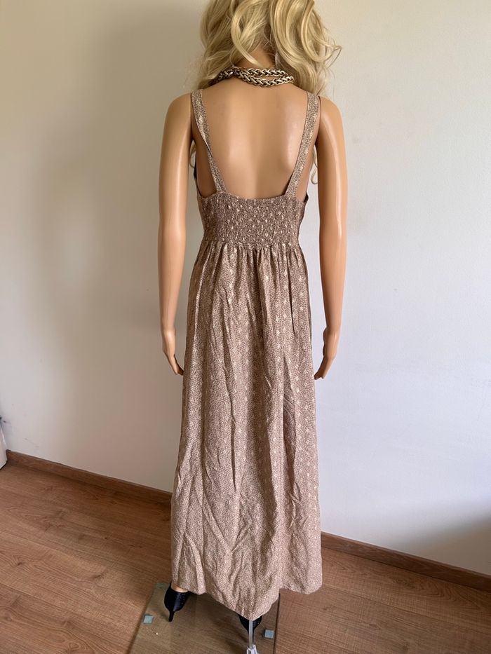 Robe longue à bretelles Made in Italy taille unique bon état (avec défaut) - photo numéro 5
