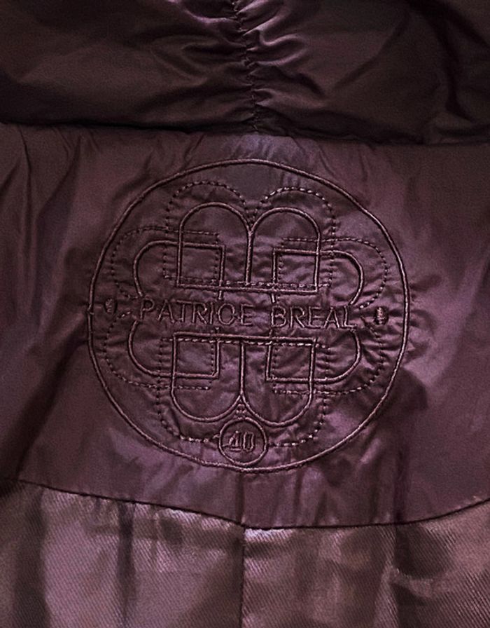 Manteau doudoune bordeaux Patrice Bréal - photo numéro 5
