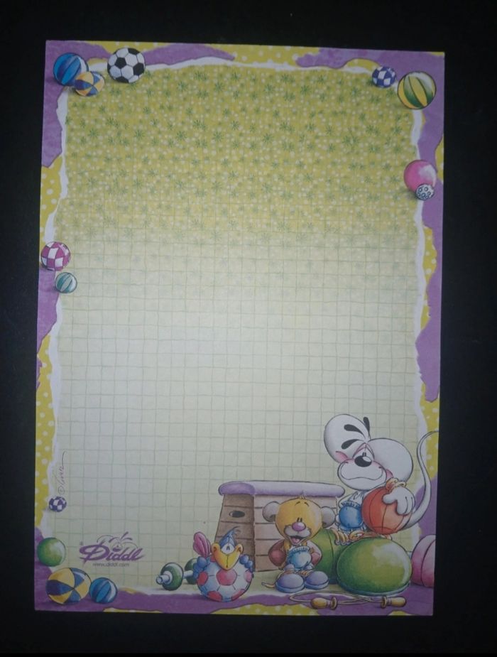 Diddl - Feuille A5 neuve - 0,40€