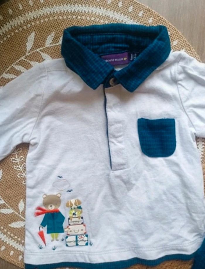 🐼 Joli ensemble Sergent Major taille 6mois - photo numéro 3