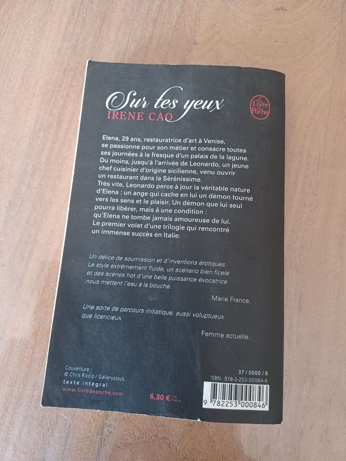 Romance sur tes yeux d Irène Cao - photo numéro 2
