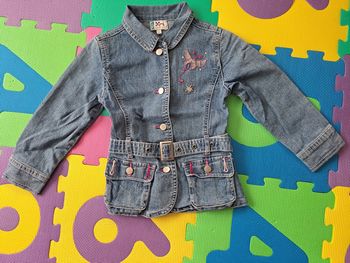 Veste en jean ceinturée KMG 4ans
