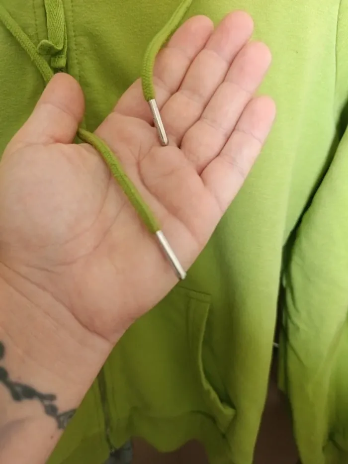 Veste zip verte - photo numéro 5