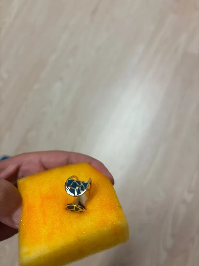 Bague les georgettes taille m modèle girafe - photo numéro 5