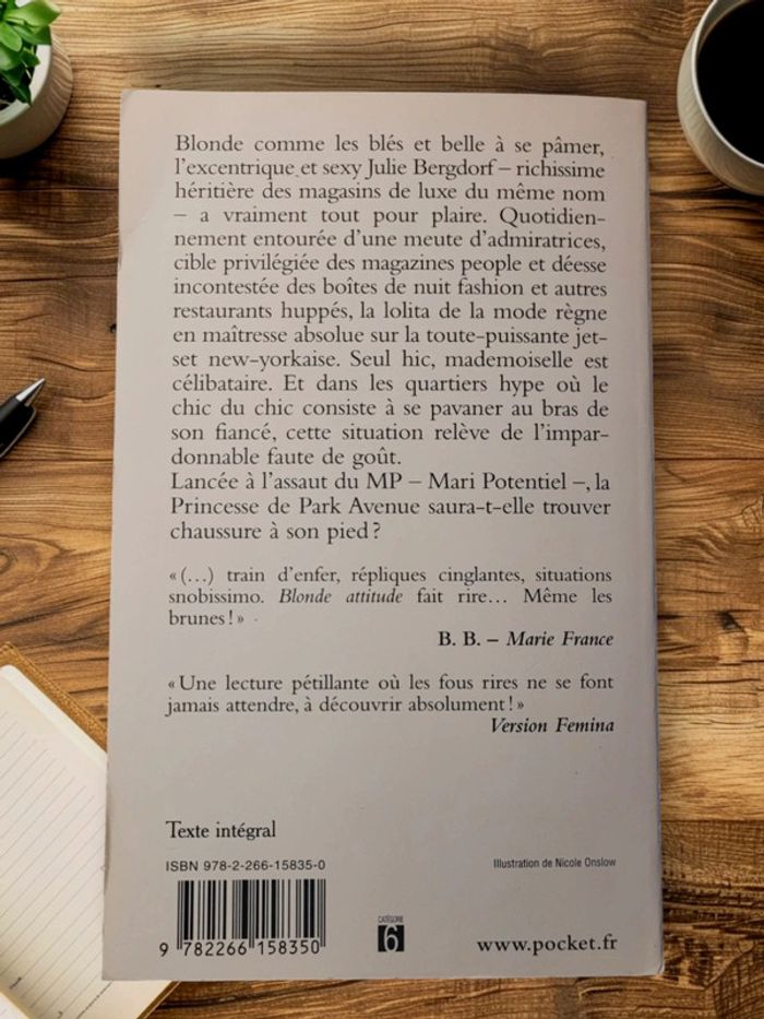 Livre "Blonde attitude" 📖 - photo numéro 2