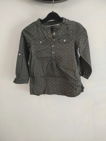 Robe d'hiver kaki 3 ans Okaïdi neuve