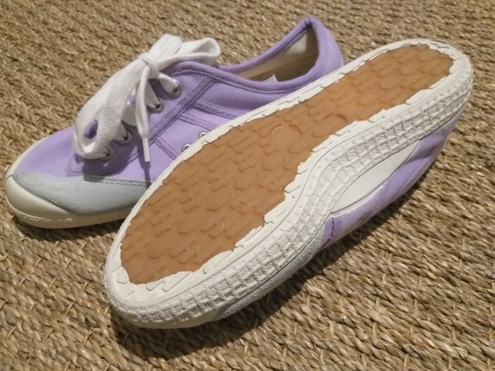 Baskets tissu mauve Kawasaki 36 - photo numéro 2